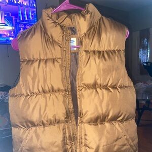 Boys tan vest